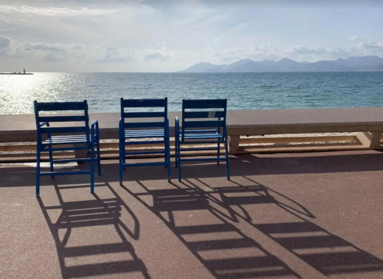 Studio Renove En Rez De Jardin Climatise Cannes